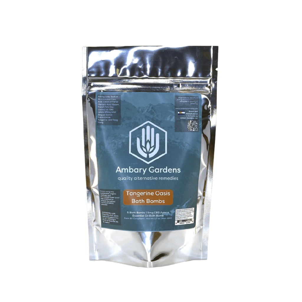 CBD Bath Bombs – Tangerine Oasis