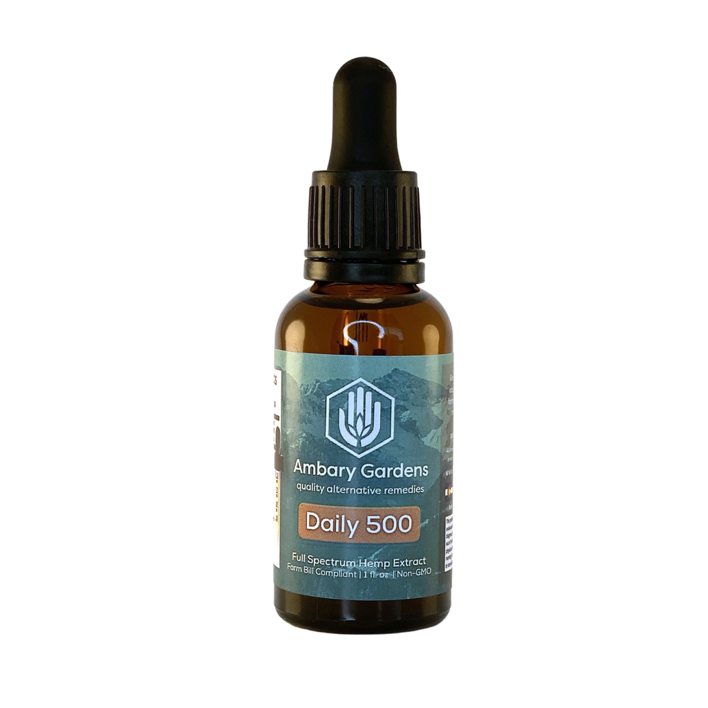 Full Spectrum Daily CBD Hemp Extract 500mg – Regular