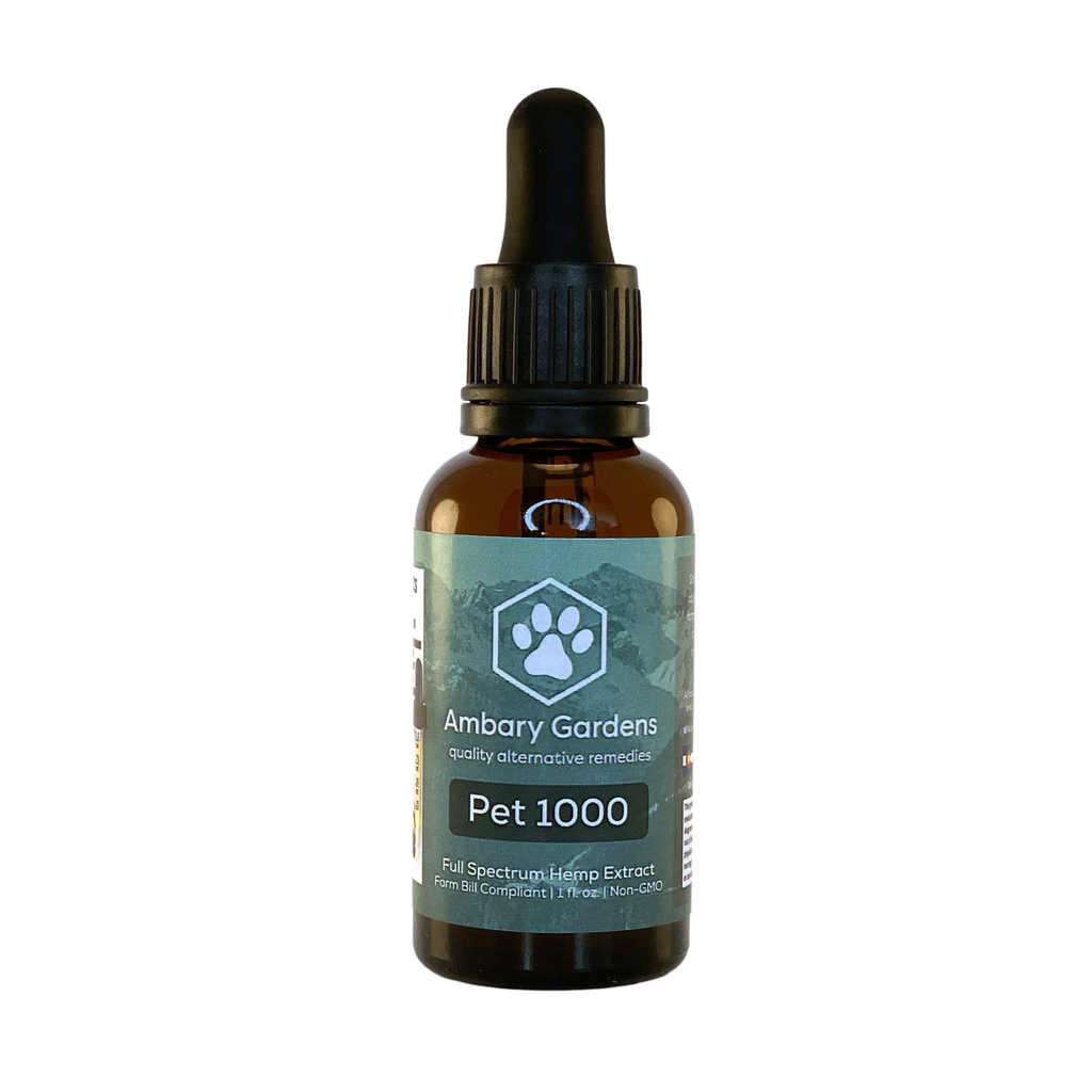 Pet Formulated Full Spectrum CBD Extract 1000mg