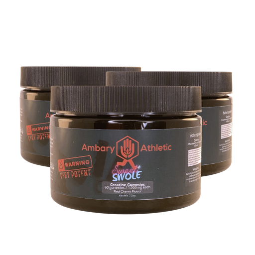 [AASS60ct3pk] Sweet and Swole Creatine Gummies - 3 Pack